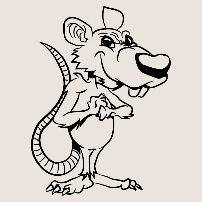 ratte fies gemein