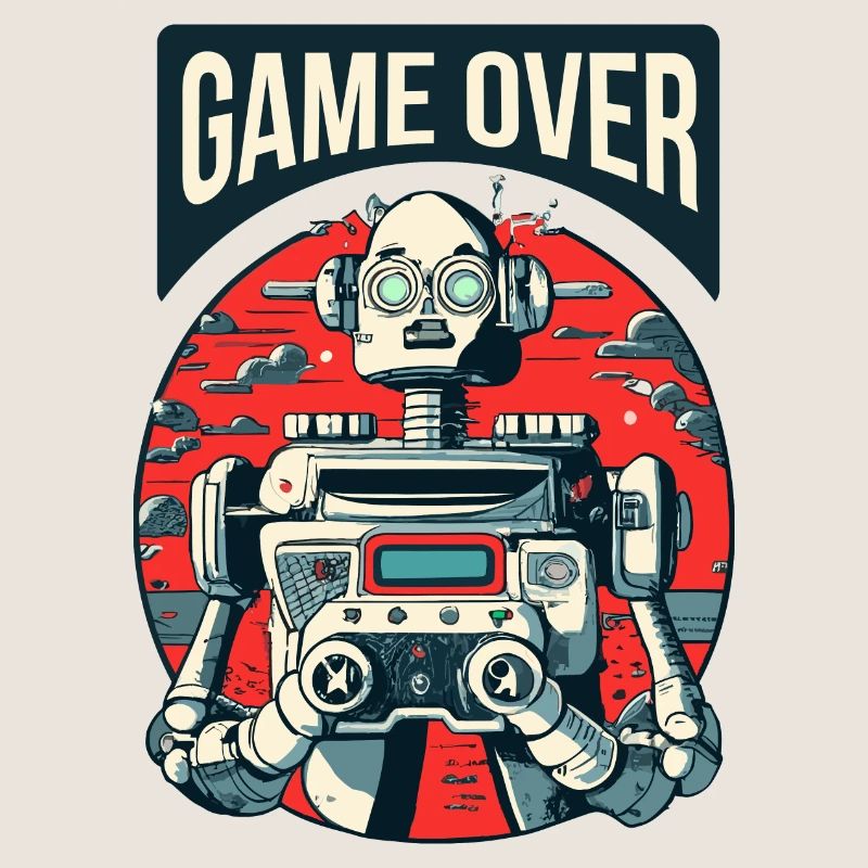 Robot game over