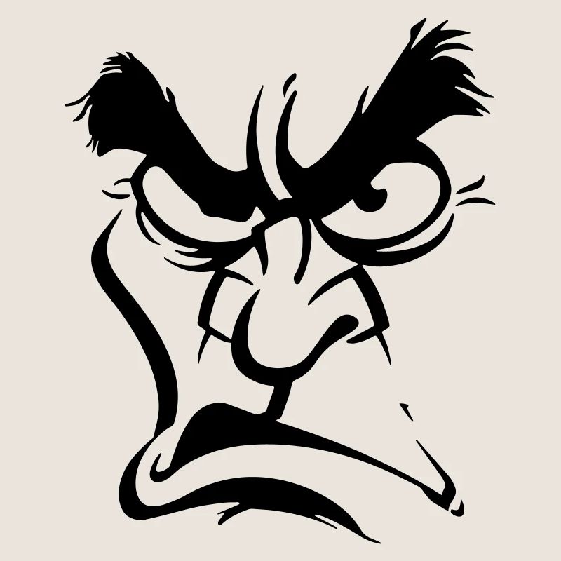 Espressione arrabbiata