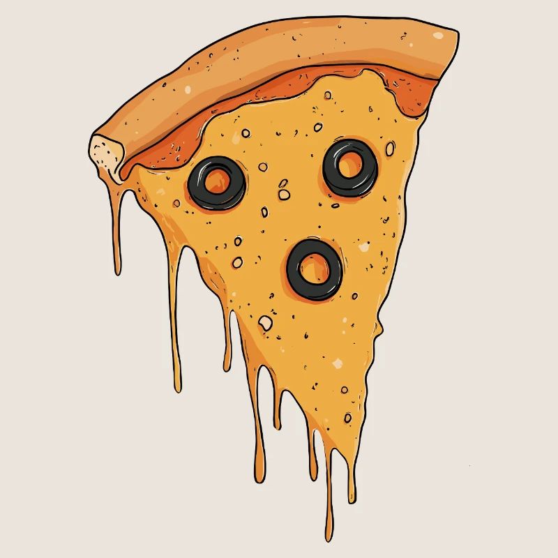 Pizza Stück - Oliven