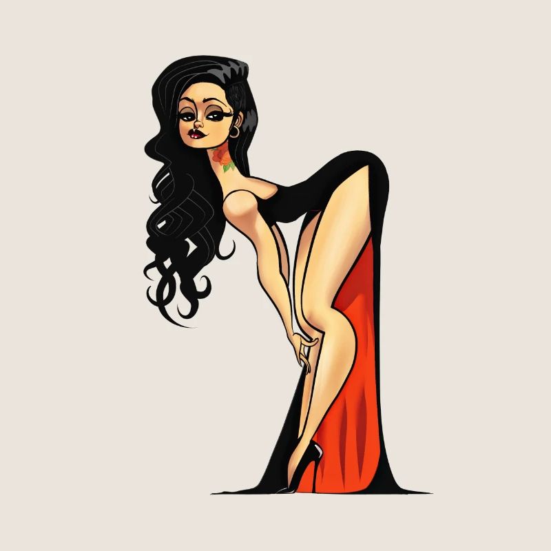 Vampire Pin-up (no bg)