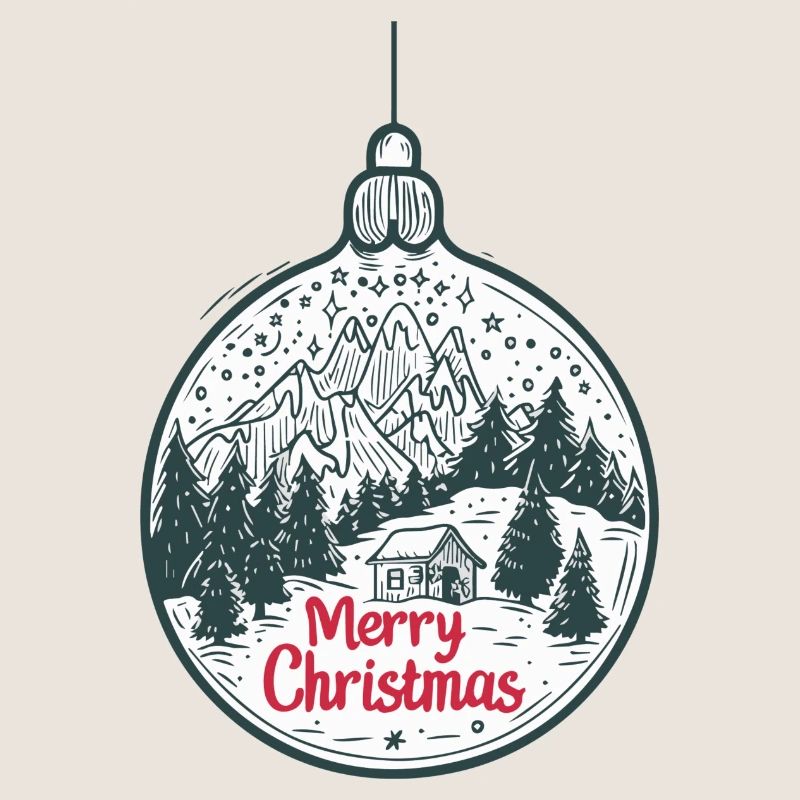 SPREAD Frohe Weihnachtskugel