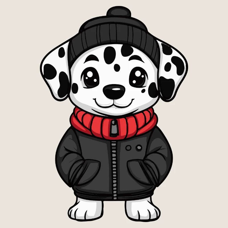 Dalmatiner Hund Cartoon