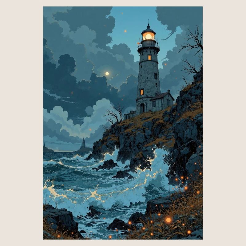 Bild eines Leuchtturms.