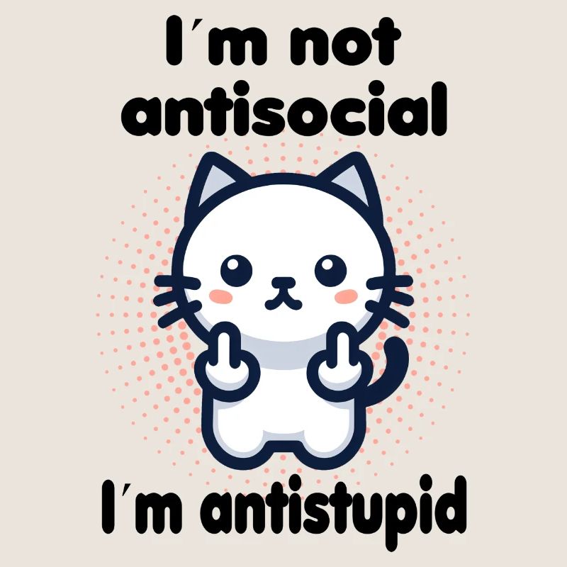 Le chat sarcastique n’aime pas les gens stupides
