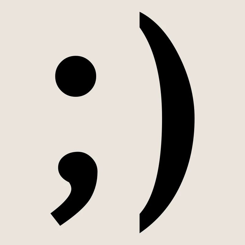 ;) smiley zwinker
