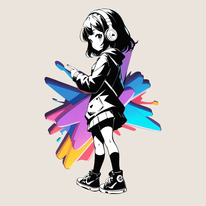 Streetart Mädchen 23245