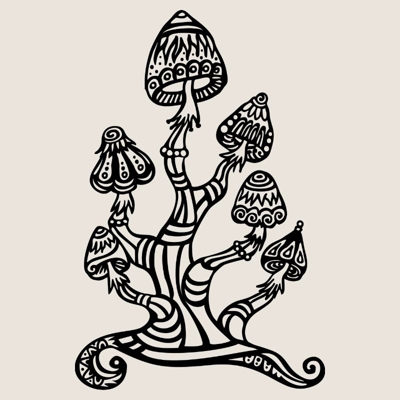 Magic mushrooms, wonderland, psychedelic, lsd