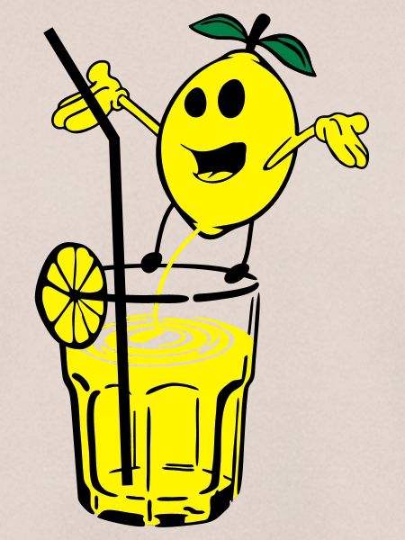 zitrone pinkelt limonade