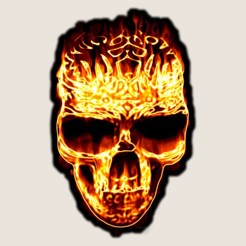 Fire Skull