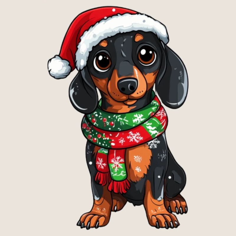 Teckel de Noël