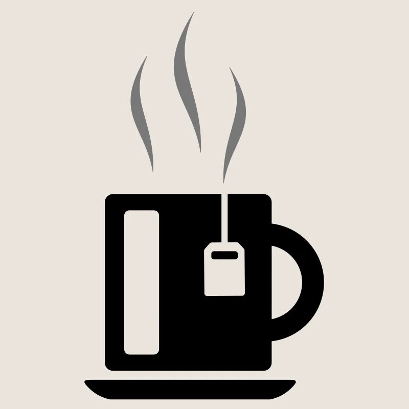 Tasse Tee mit Teebeutel