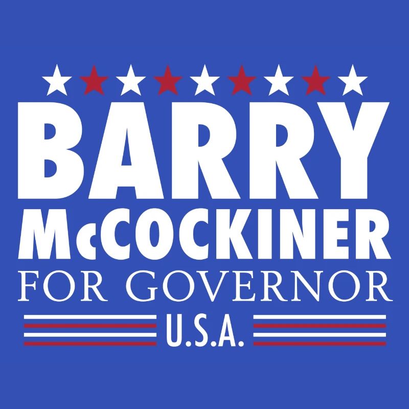 Barry McCockiner pour le poste de gouverneur - Blanc