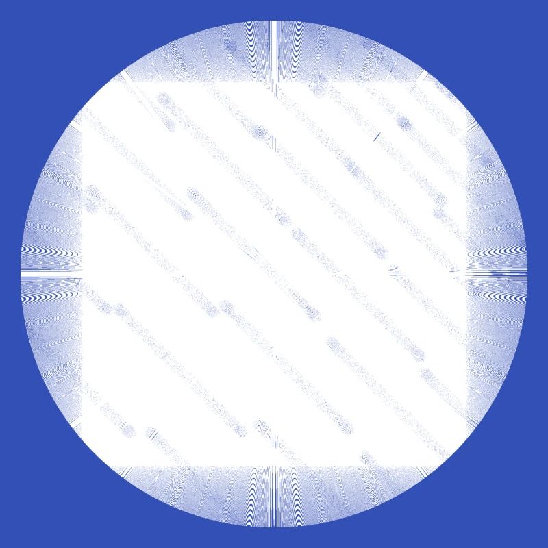 White round, white round.