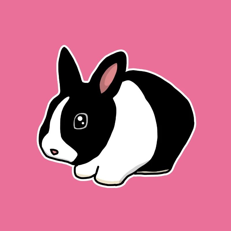 Dwarf rabbit, rabbit, cute, comic
