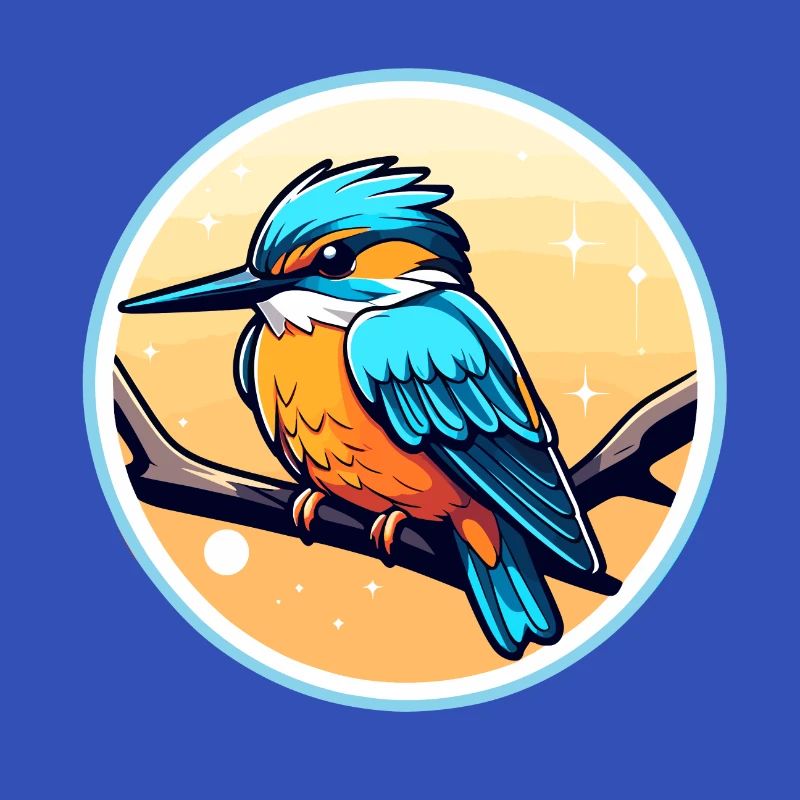 Eisvogel Vogel Zeichnung