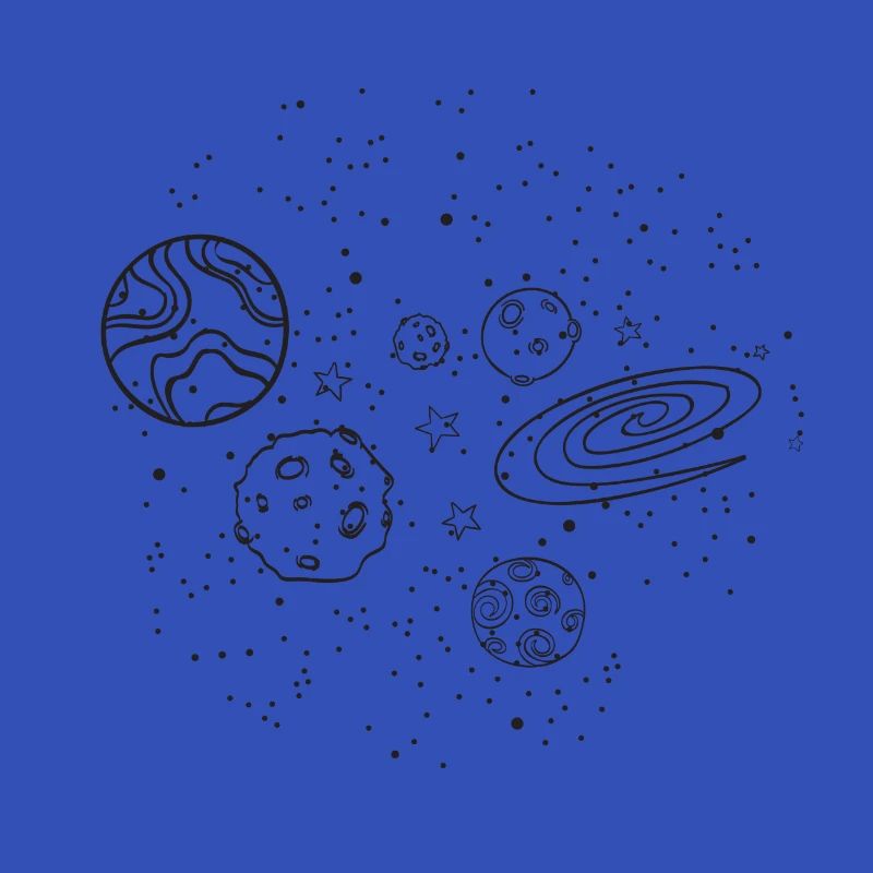 Ciel étoilé - Espace - Voyage dans l'espace - Planètes