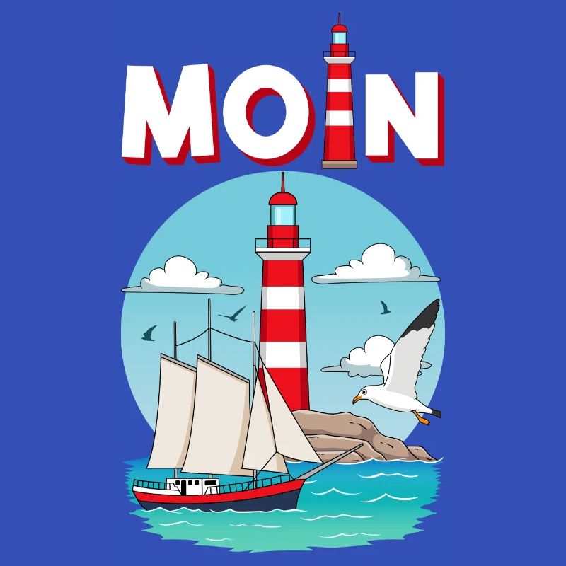 Moin Möwe Lighthouse Northern Germany