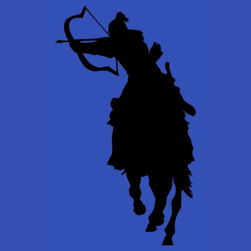 Cavalier avec arc et flèche