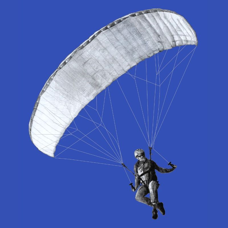 Paragleiter Bleistift