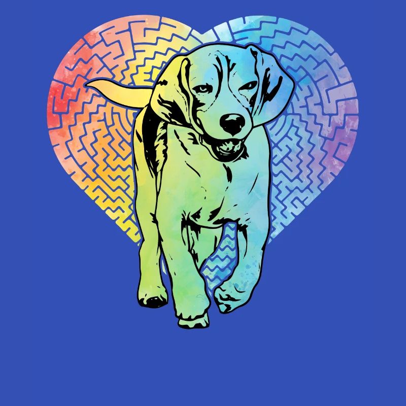 Beagle Hund Retro