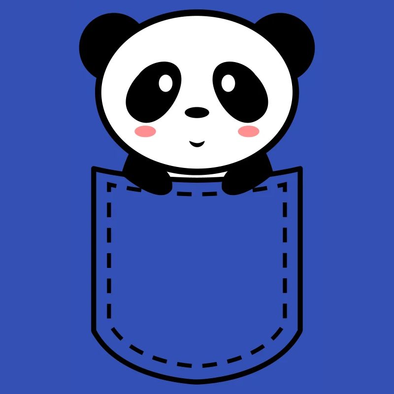 Panda in einer Tasche