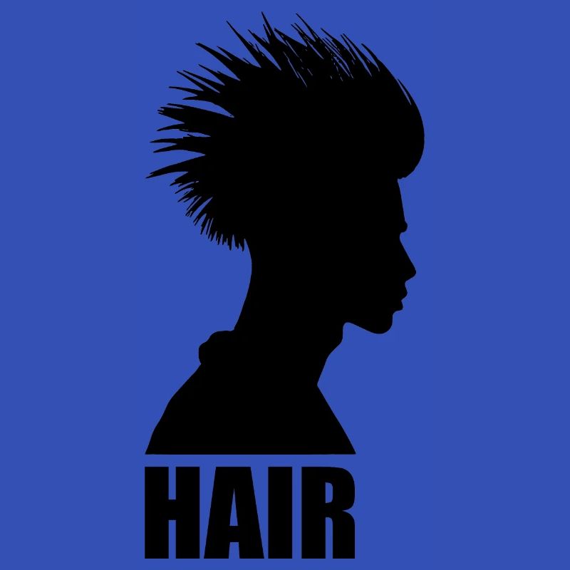 Silouette einer Haarpracht
