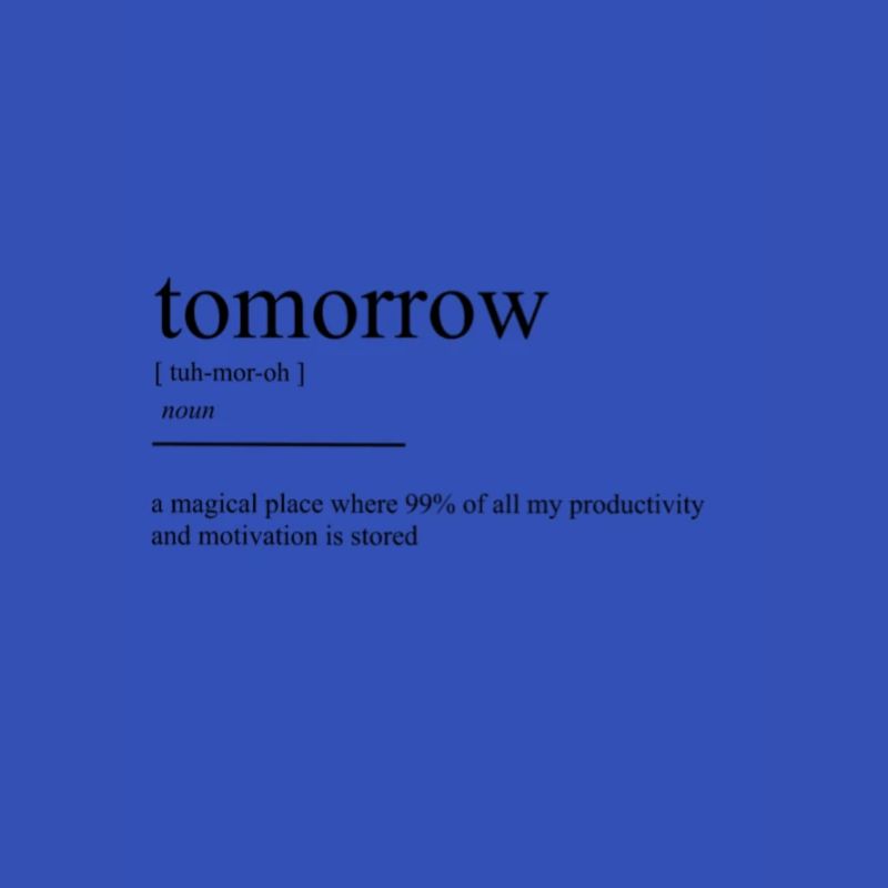 tomorrow definition