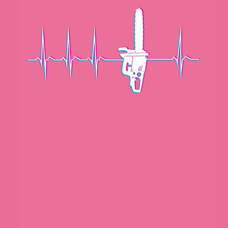 Tronçonneuse ECG Heartbeat