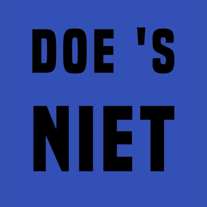 Nicht tun (lustiger Text)