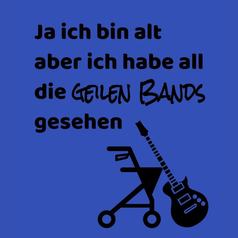 Rollator mit Gitarre