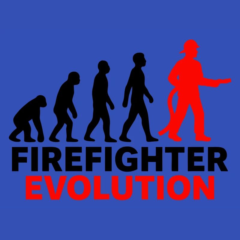Firefighter Evolution Hero Gift Cool
