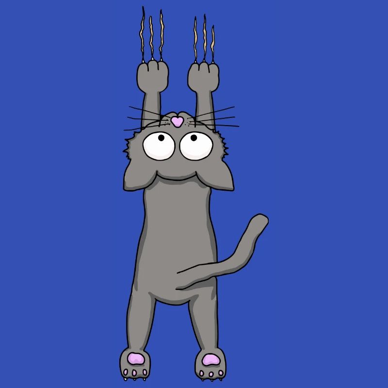 Graue Katze