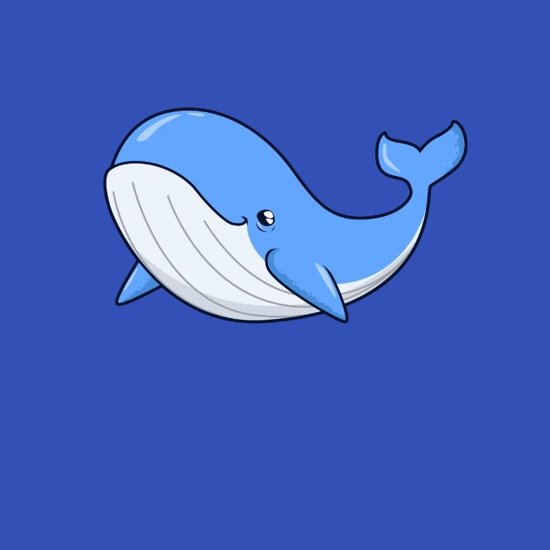 Kawaii Wal - Blauwal
