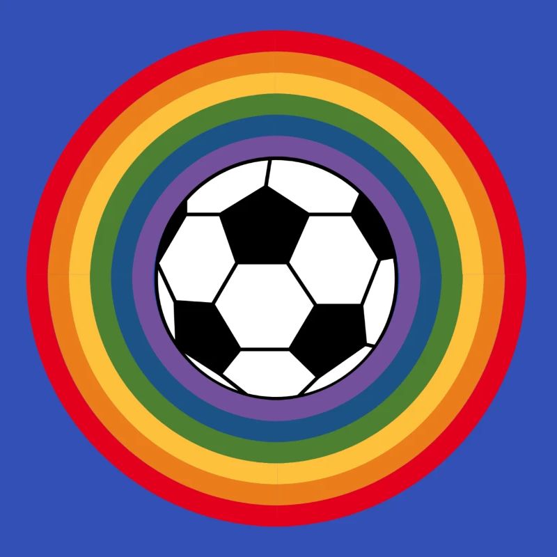 fußball Regembogen