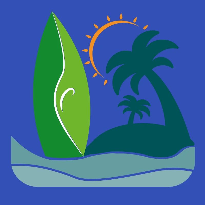 Surfer Insel