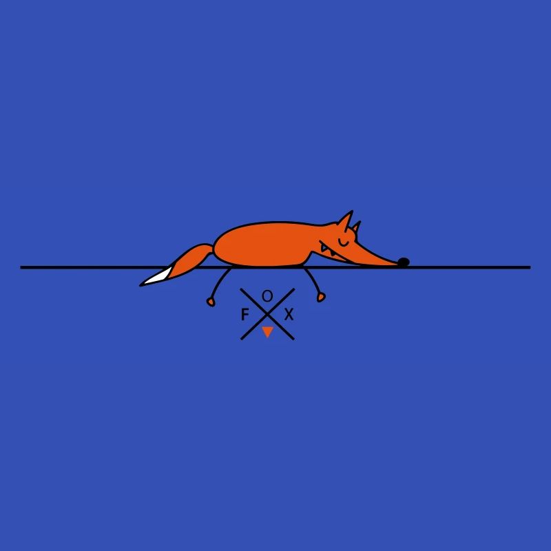Sleeping fox
