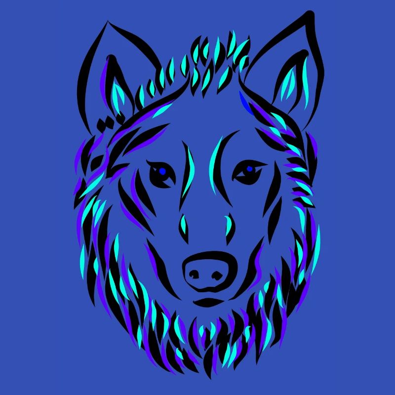Wolf Hund Wolfskopf