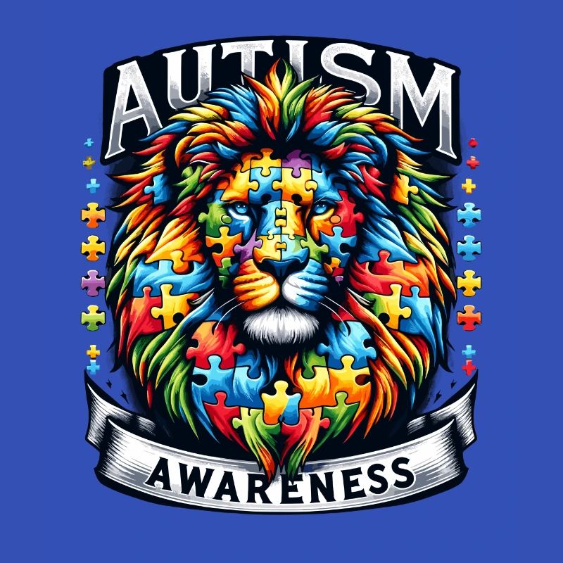 Autism Awareness puzzles piece