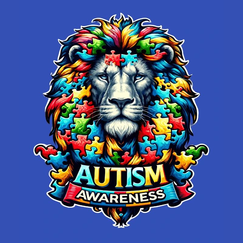 Autism Awareness puzzles piece