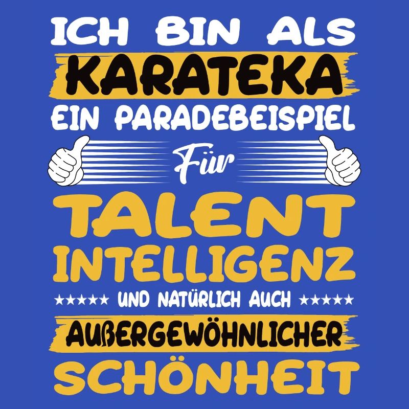 Karateka ein Paradebeispiel Karate