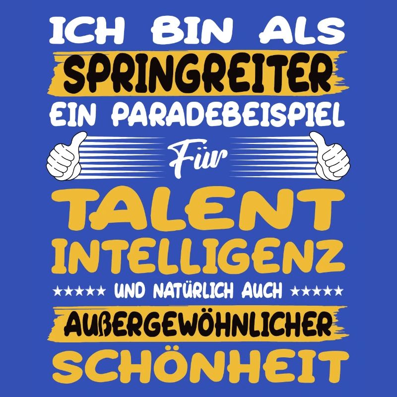 Springreiter ein Paradebeispiel Springreiten