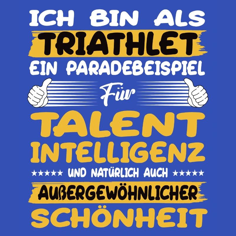 Triathlet ein Paradebeispiel Triathlet