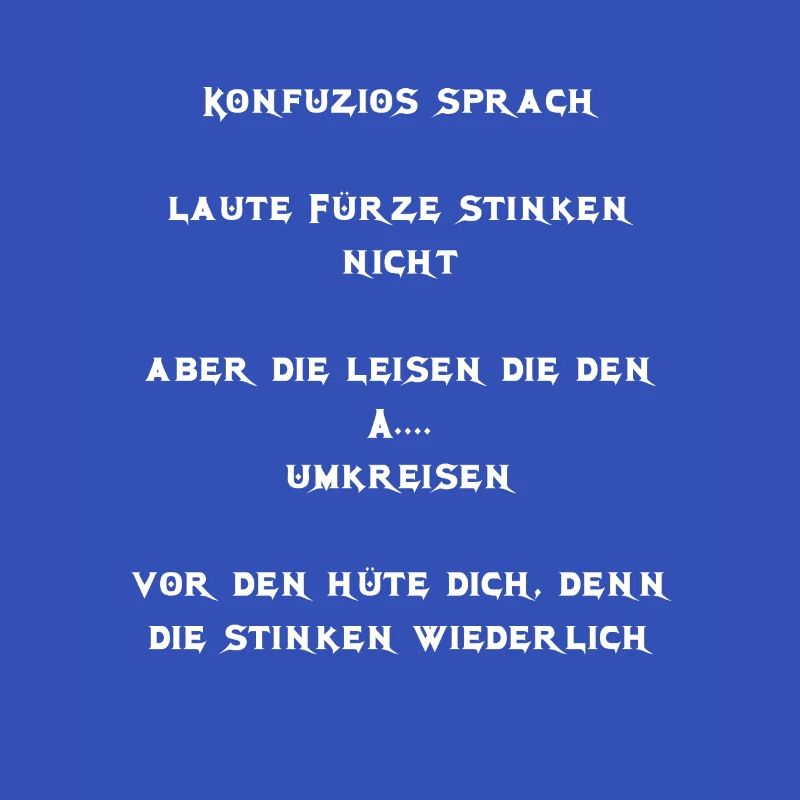 listig, Sprüche