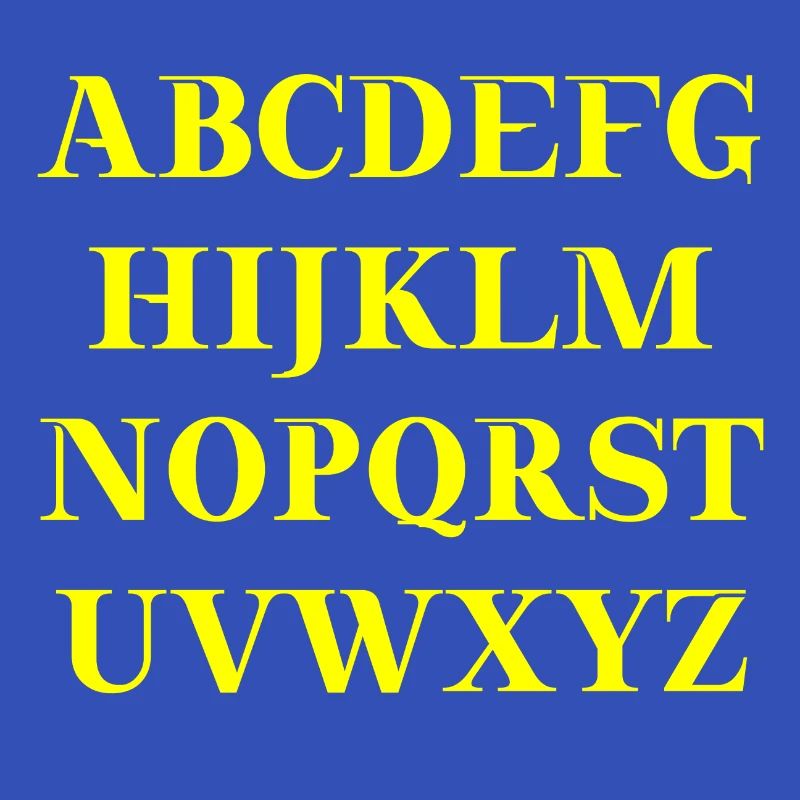 ABC Alphabet Geschenkidee