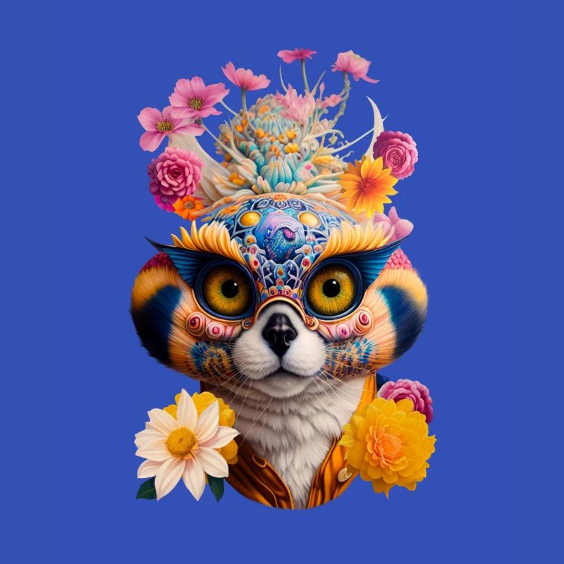 FANTASY FLOWER CREATURES - RACOON