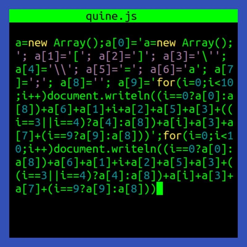 quine javascript