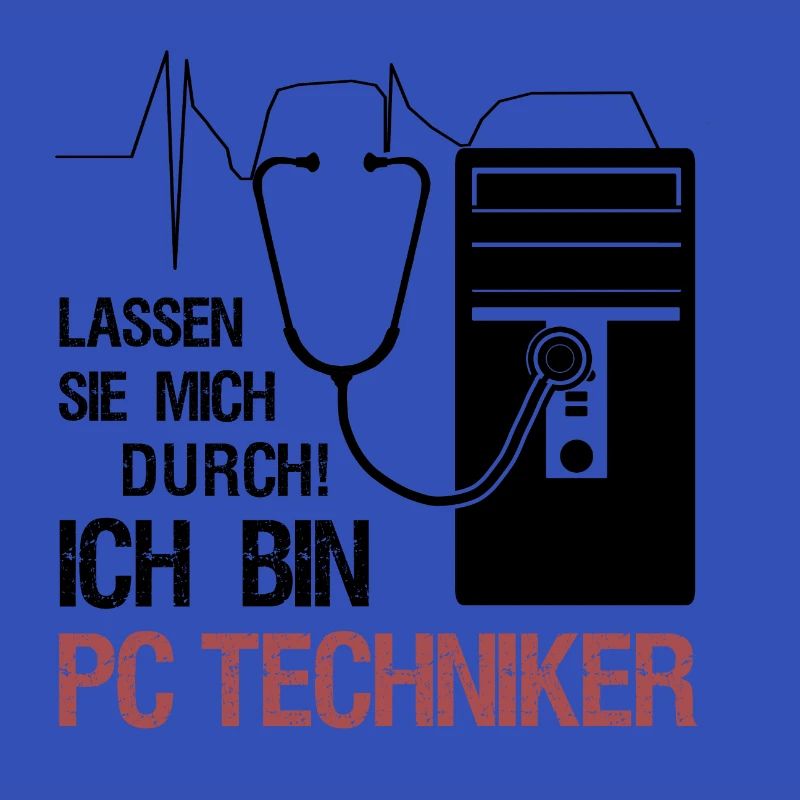 Technicien PC Stéthoscope Cadeau Technicien Système Informatique