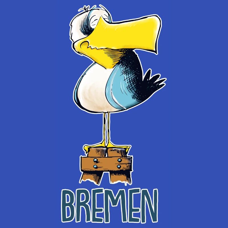 lustige Moewe aus Bremen