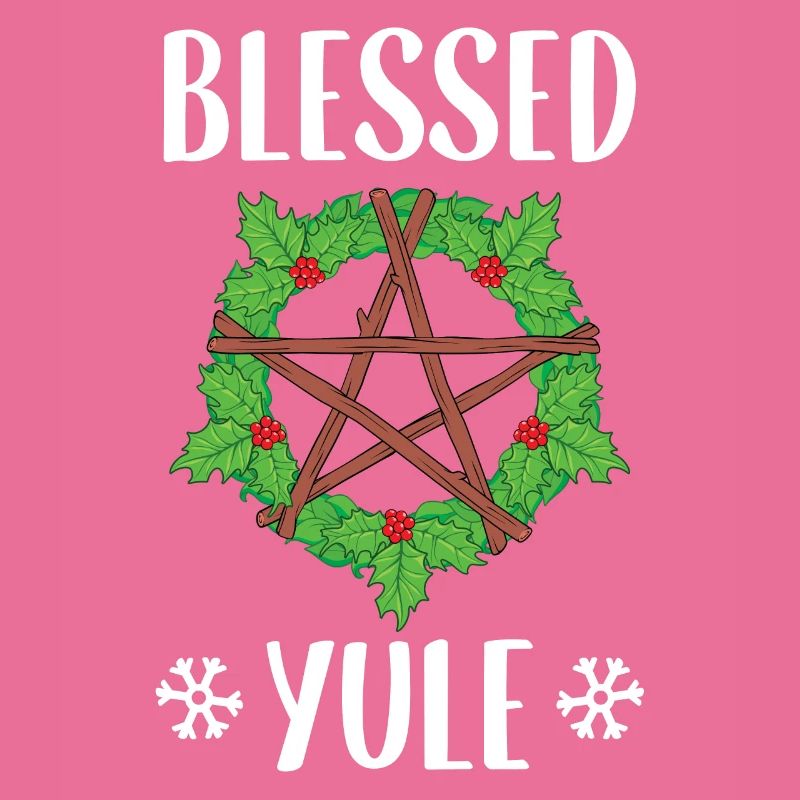 Conception du solstice d'hiver païen béni de Yule